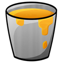 bucket lava icon